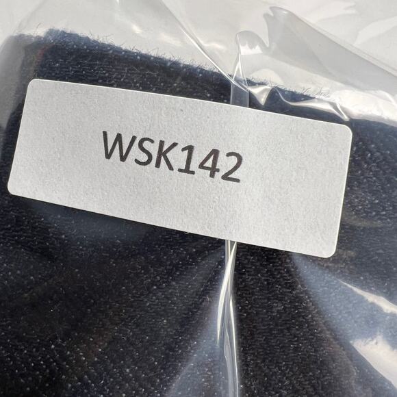 Lauren Ralph Lauren Dark Wash Denim Skirt Leather Buckle Pockets Size 16 - Picture 11 of 12